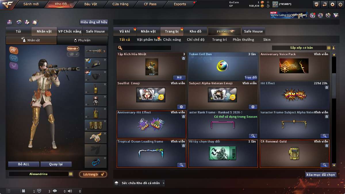 shop acc cf uy tin gia re